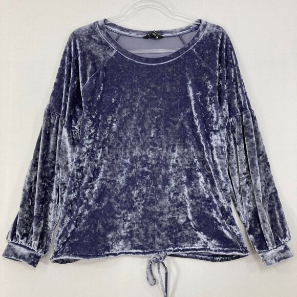 Project Runway size XL Gray Velvet Soft Stretch Comfy Pullover Knit Top - Picture 1 of 10
